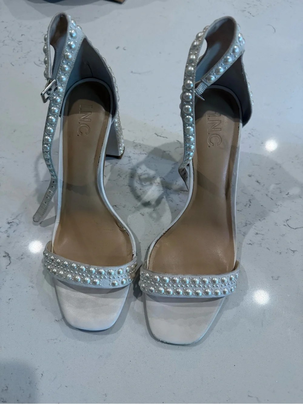 INC Pearl Heeled Sandals